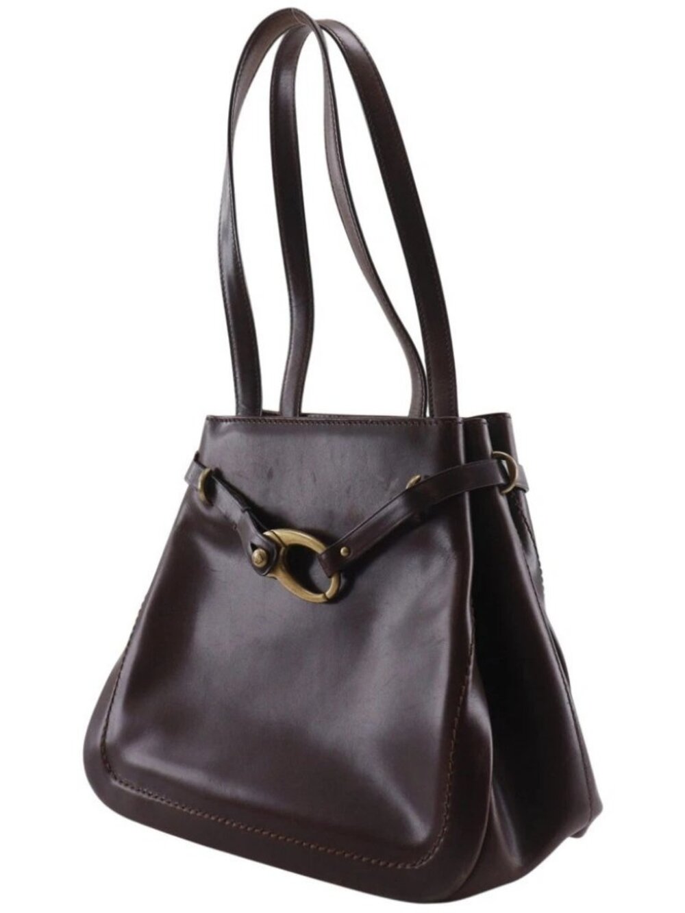 BALLY Tote Bag Brown leather Women - Picture 2 of 12
